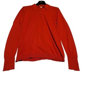 Vtg John Smedley England  Men  For S. Fisher Polo Sea Cotton Sweater Sz  42 (XL)